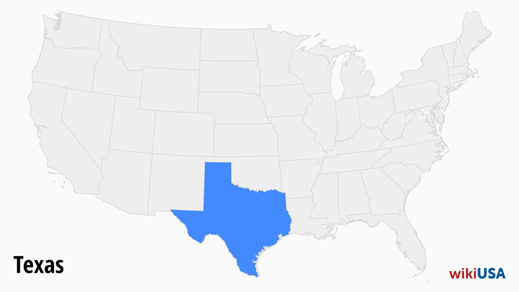 Mapa de Texas / ¿Dónde está Texas?